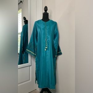 Pakistani Designer 2Pcs stitched Eid Semi formal